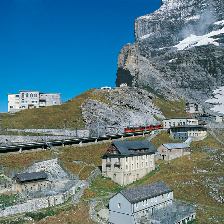 Jungfraubahnen Station Eigergletscher